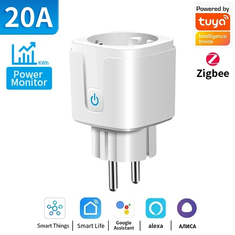 

Умная розетка cuckoo 16A 20A Wi-Fi Zigbee