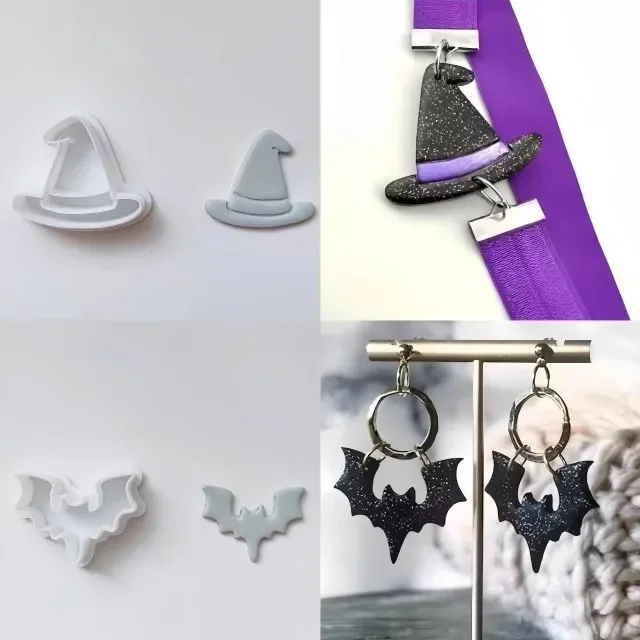 Серия для Хэллоуина/зубы/колдун ведьмы/Призрак/тыква/шляпа/летучая мышь