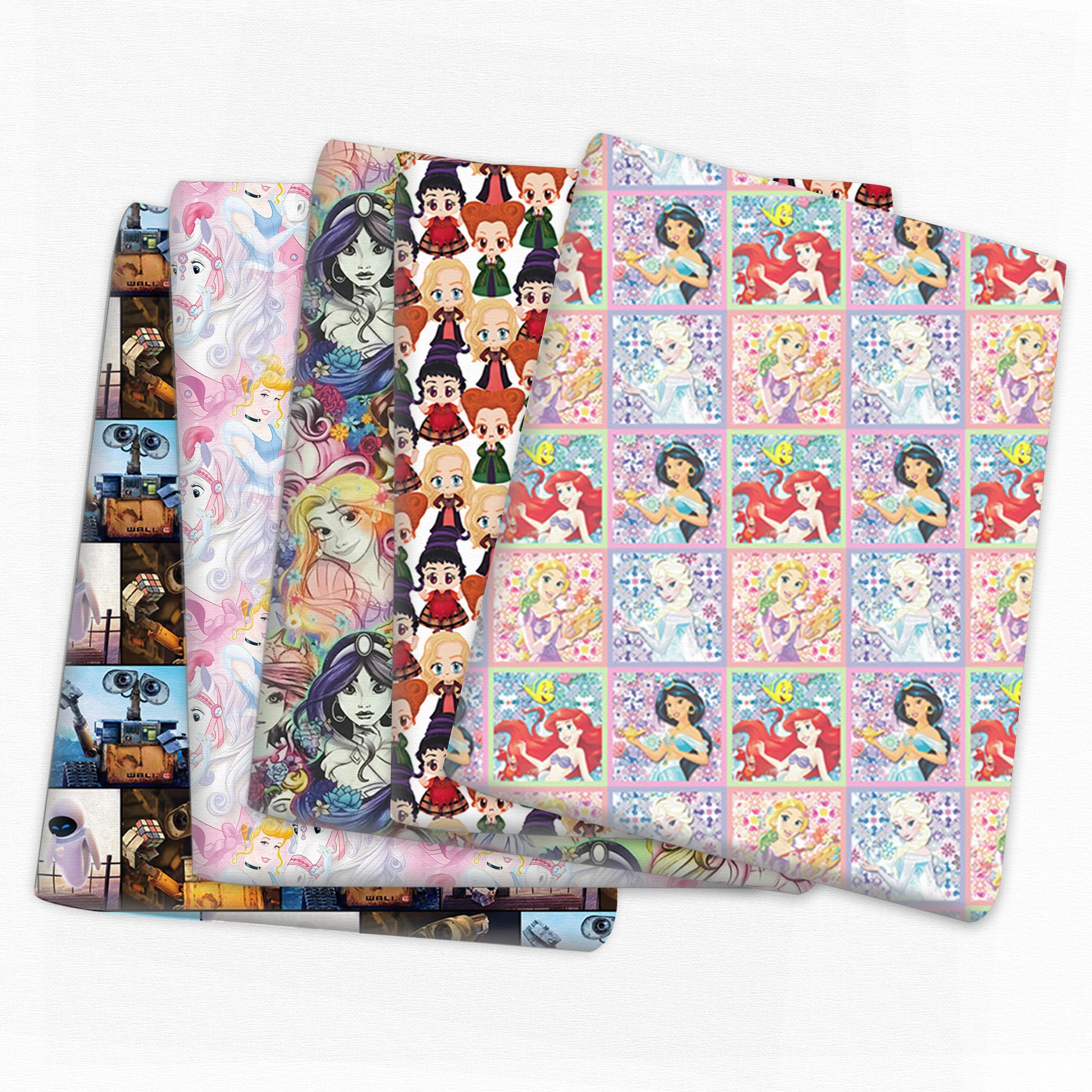 Ткань из полиэстера и хлопка для шитья 50*145 см