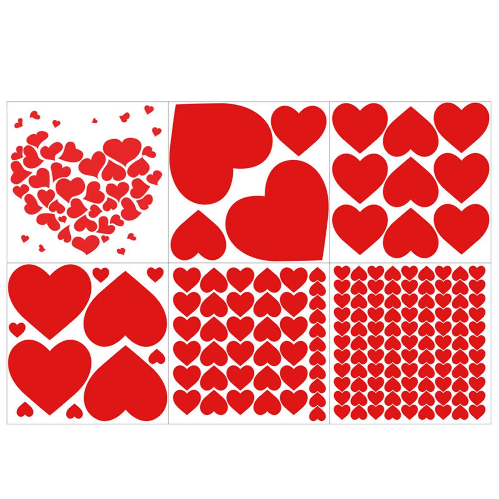 

6 листов, съемные украшения для вечерние и гостиной, спальни