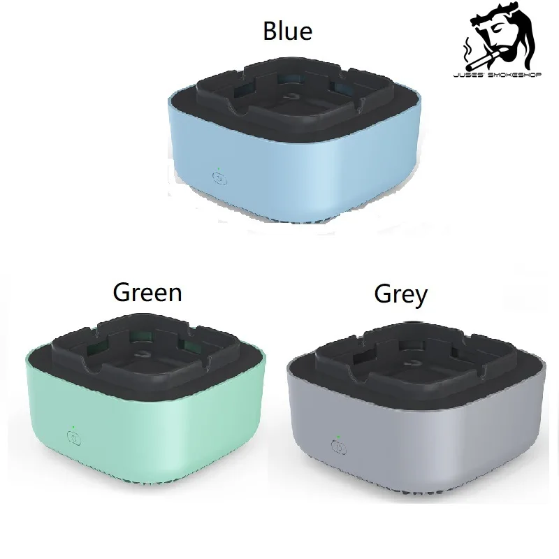 

JUSES' SMOKESHOP New Electronic Ashtray Air Purifier Household Anti-fly Ash Creative Aromatherapy Smoke Removal Artifact Gift