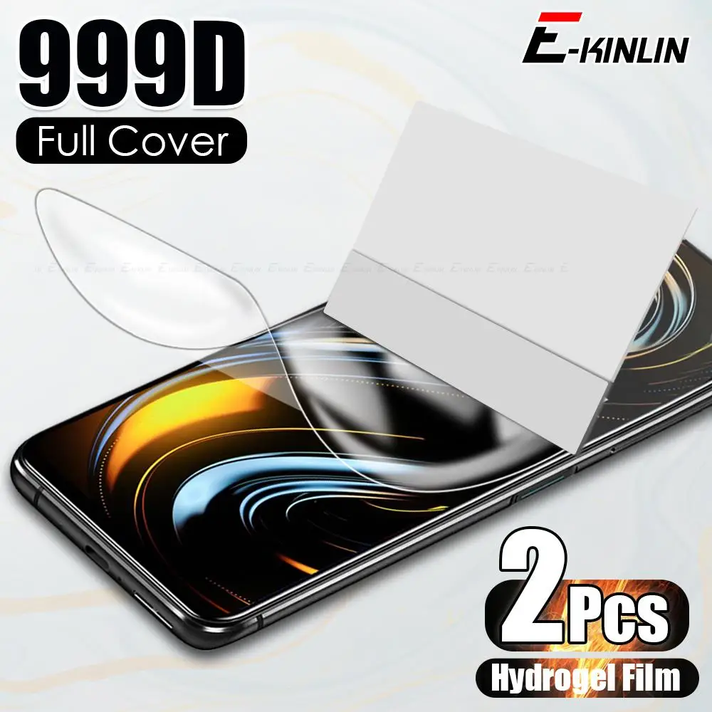 

2Pcs Full Cover Screen Protector For Realme GT Neo 5G Master 2 C17 C25 C25s C15 C12 C11 C3 C3i C2 Hydrogel Film Not Glass