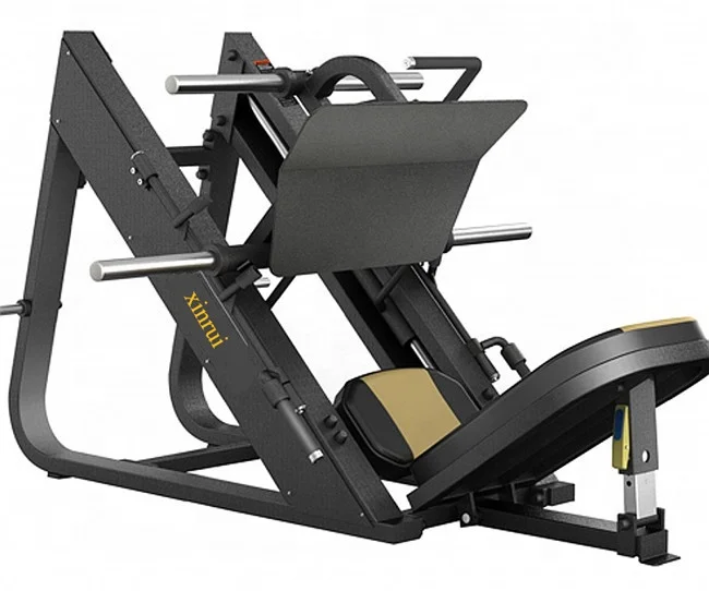 

Commercial Gym Machines Plate Loaded Gym Fitness Equipment 45 Degree Linear Leg Press Xc839