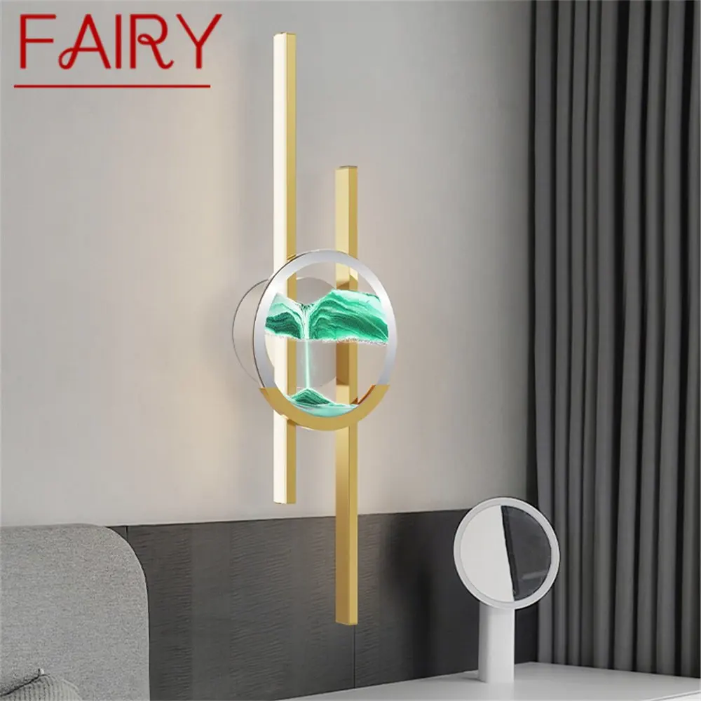 

FAIRY Hourglass Beside Lamp LED 3 Colors Creative Glass Design Sconce Light Decor for Modern Home Living Bedroom