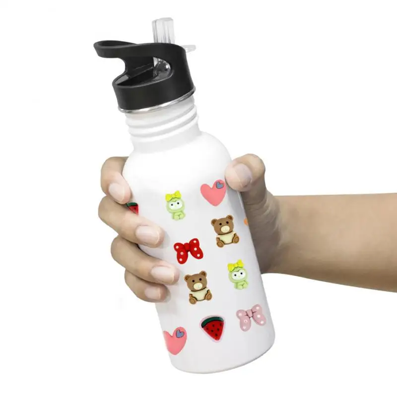 

Self-adhesive Diy Mobile Phone Sticker For Kids Refrigerator Sticker Cartoon Cute Water Bottle Stickers Drinkware Decoration