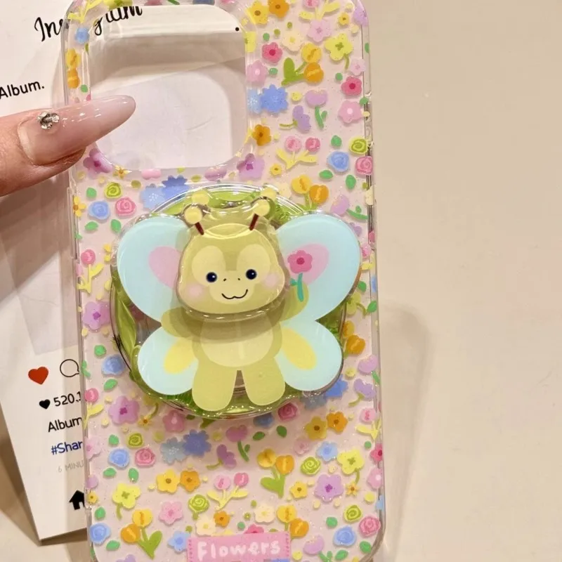 Фото Магнитный держатель для телефона Duffy Family Olu Mel 3D Butterfly, милый кавайный держатель MagSafe для всех смартфонов №3