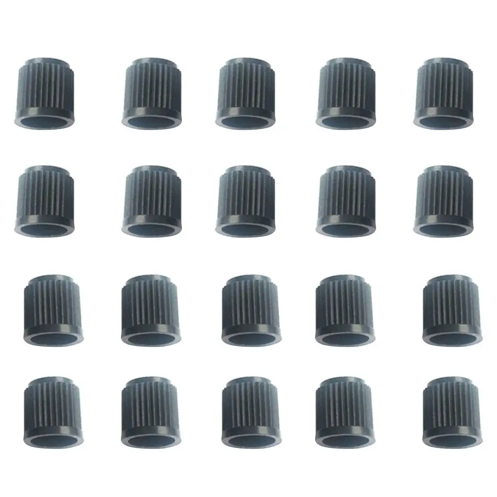 

20PCS Black Auto Car Wheels Tire Stem Cap