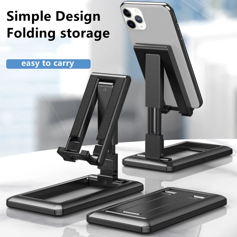 foldable tablet mobile phone desktop phone stand for ipad iphone samsung desk holder adjustable desk bracket smartphone stand free global shipping