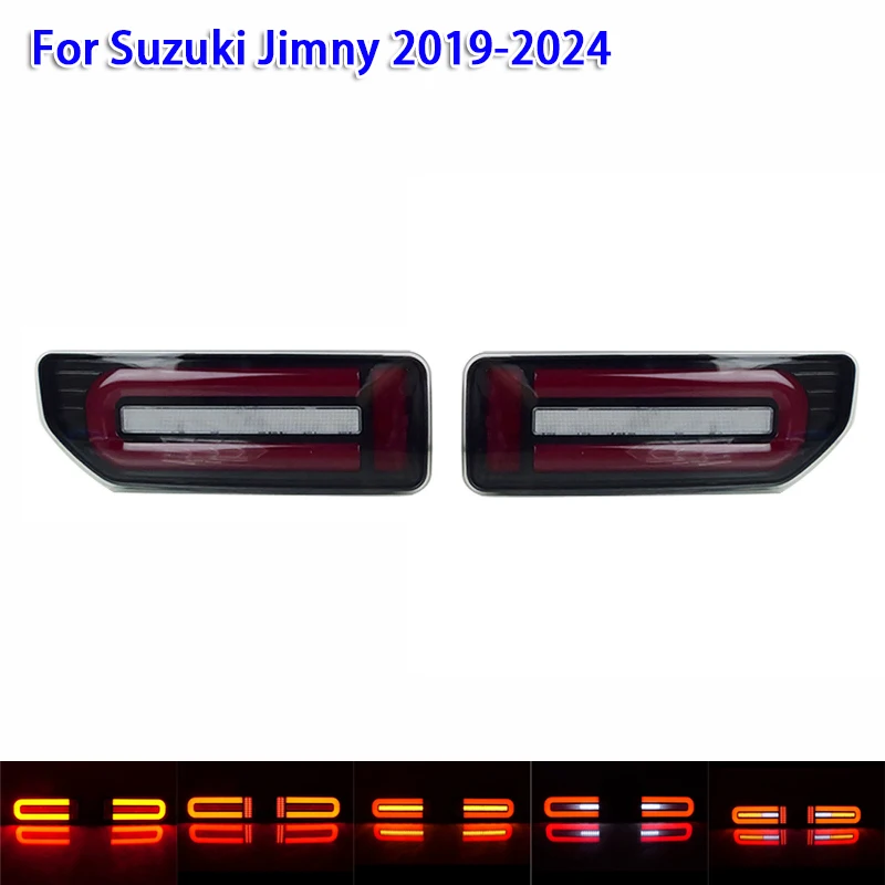 

2 шт. автомобильные светодиодные задние фонари, задний стоп-сигнал, указатель поворота для Suzuki Jimny 2007-2017/2019-2024