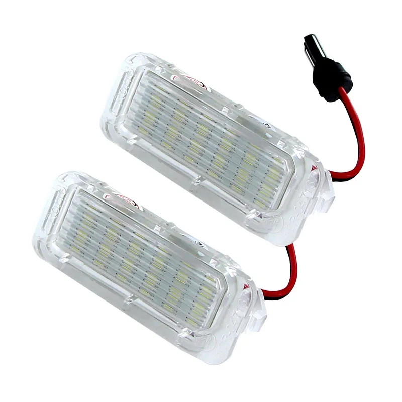 

2 шт. белая Canbus 12 В светодиодная лампа освещения номерного знака для Focus 5D/Fiesta/Mondeo MK4/C-Max MK2/S-Max/Kuga/Galaxy