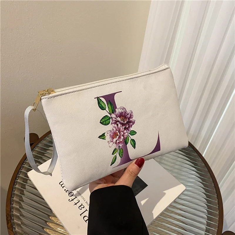 

Women's Clutch Bag Multipurpose Small Bag Female Large Capacity Printing Armpit Folder Bag Spring New White Clutch Bag