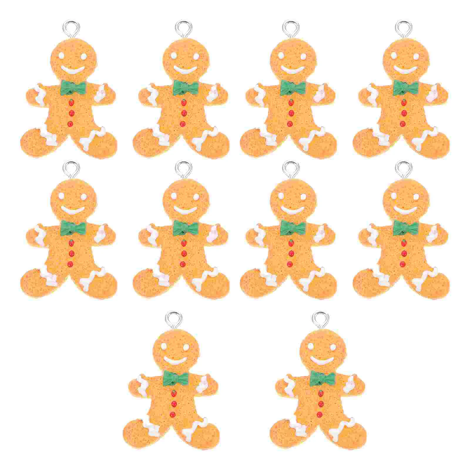 

Pendant Diy Jewelry Making Accessories Charms Christmas Supplies Charm Key Man Bag Party Fillers Gingerbread Ring Cute Stocking