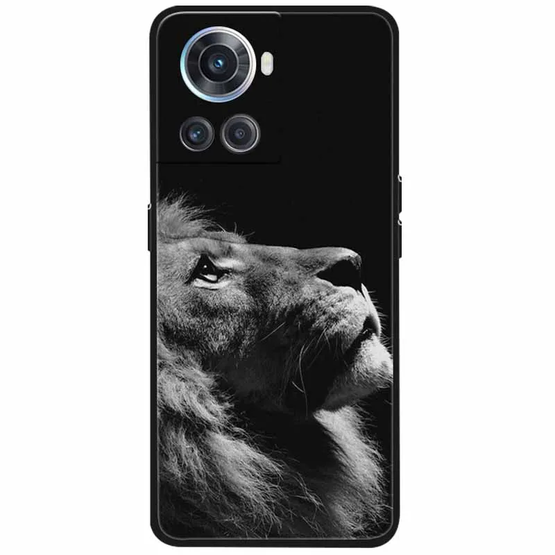 case for oneplus 10r cover soft bumper silicone tiger wolf tpu phone cases for oneplus 10r 5g case protective 110r cartoon capa free global shipping