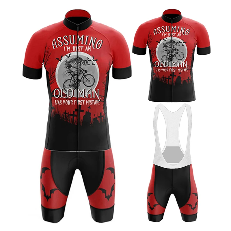 

Летний велосипедный комплект из джерси 2022, одежда для езды на велосипеде с рисунком черепа, рубашки для езды на горном велосипеде, униформа для езды на велосипеде, мужской костюм для езды на велосипеде и гонок