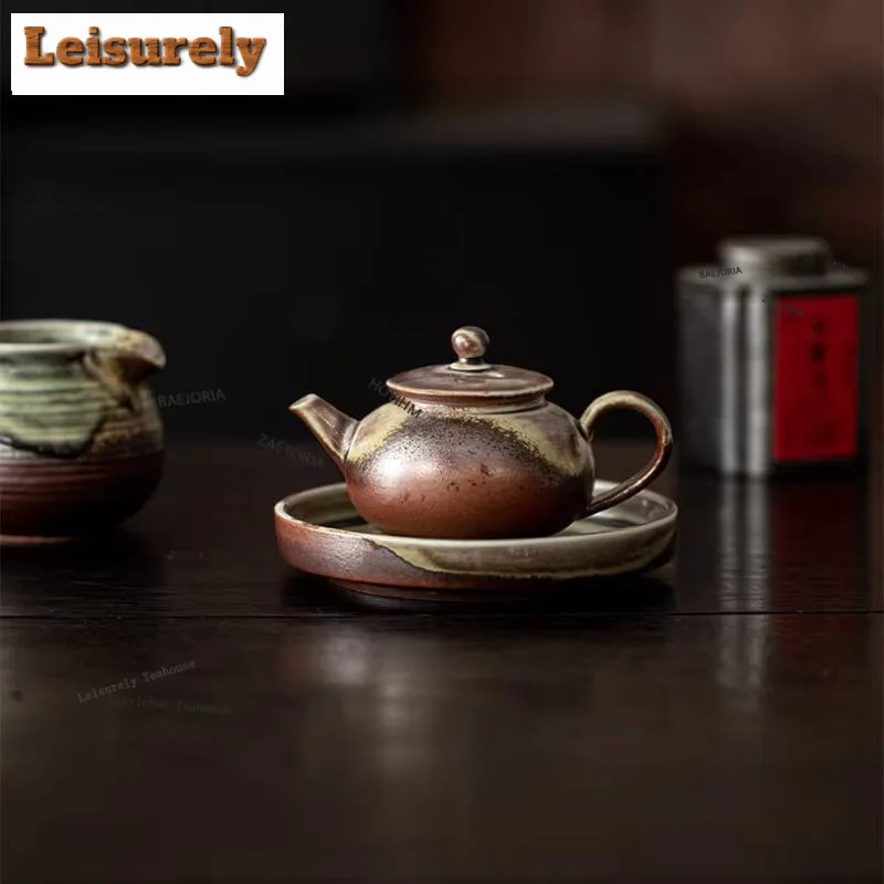 Круглая подставка для чашек Kiln Fambe, подставка для чайного подноса, подставки для сухих напитков, фруктовница, украшения для кафе и чайных церемоний Пуэр (art.: 3920da6801966) - 3920da6801966