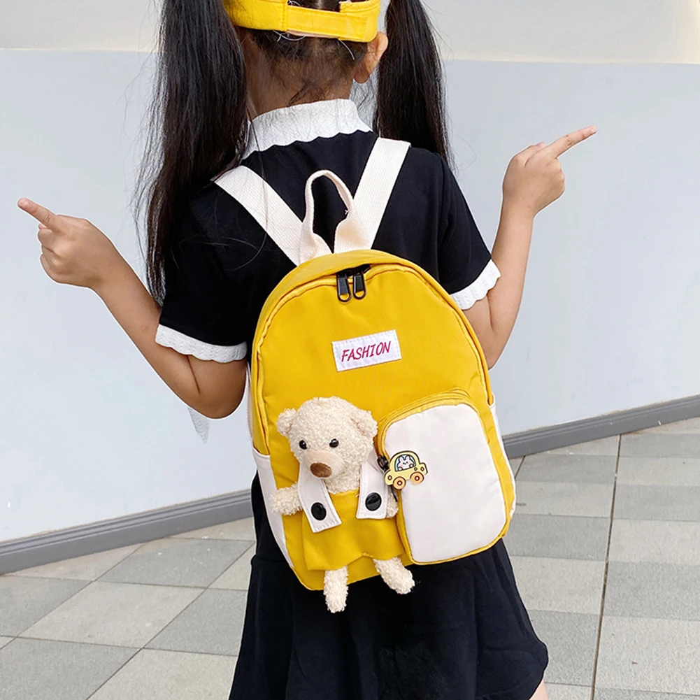 

Fashion Children Cute Kids Backpacks Kawaii Badge Kindergarten Boys Girls School Bag Student Book Bags Brand Designer Knapsack