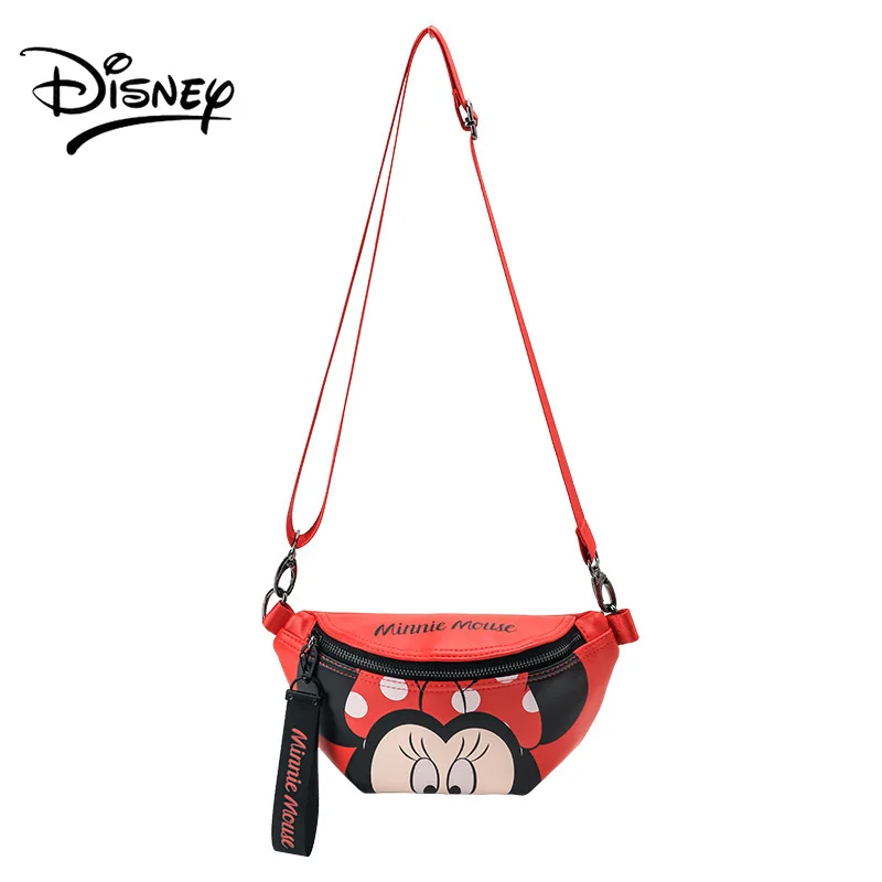 New Disney Messenger Small Waist Bag Female Trendy Ins Chest Bag Large Capacity Girl Shoulder Bag All-match Female Bag