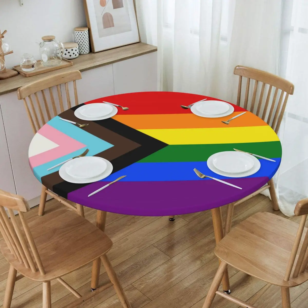 

Скатерть для круглого стола, эластичная ткань для стола, пригодная для гомосексуалистов, 40-44 дюйма