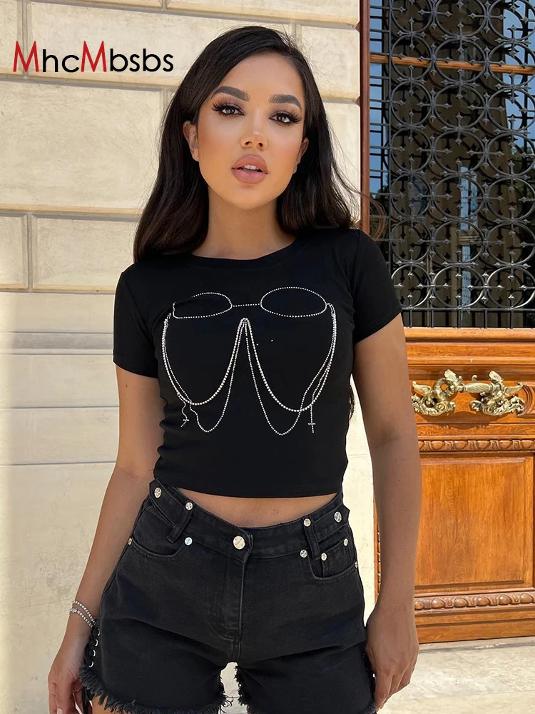 

Футболка женская с коротким рукавом и круглым вырезом, в стиле Харадзюку