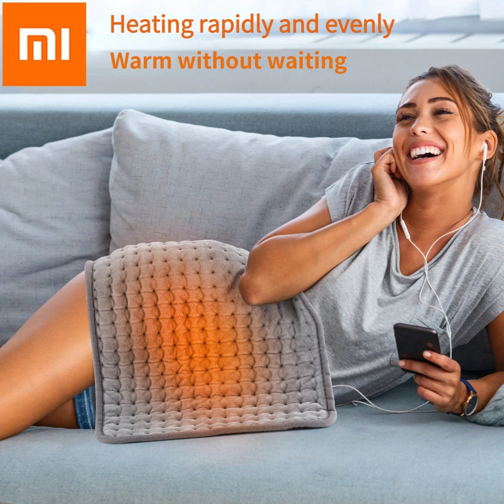 

Электрическая грелка Xiaomi 220-240 в, одеяло с таймером, физиотерапевтическая грелка для плеч, шеи, спины, позвоночника, снятия боли в ногах, зимой