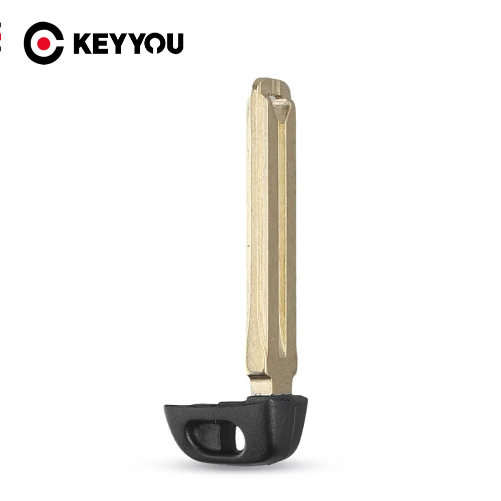 

KEYYOU Emergency Smart Prox Remote Key Fob Uncut Blade Blank Insert For Toyota Camry Corolla Highlander Prius HYQ14FBC HYQ14FBE