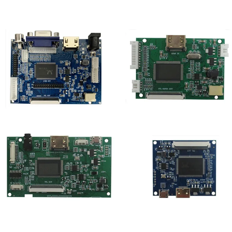 Placa de Controle do Motorista da Tela do Display Lcd av Vga Hdmi-diy Compatível para 50pin 800*480 At070tn90 At070tn92 At070tn94 2000093800
