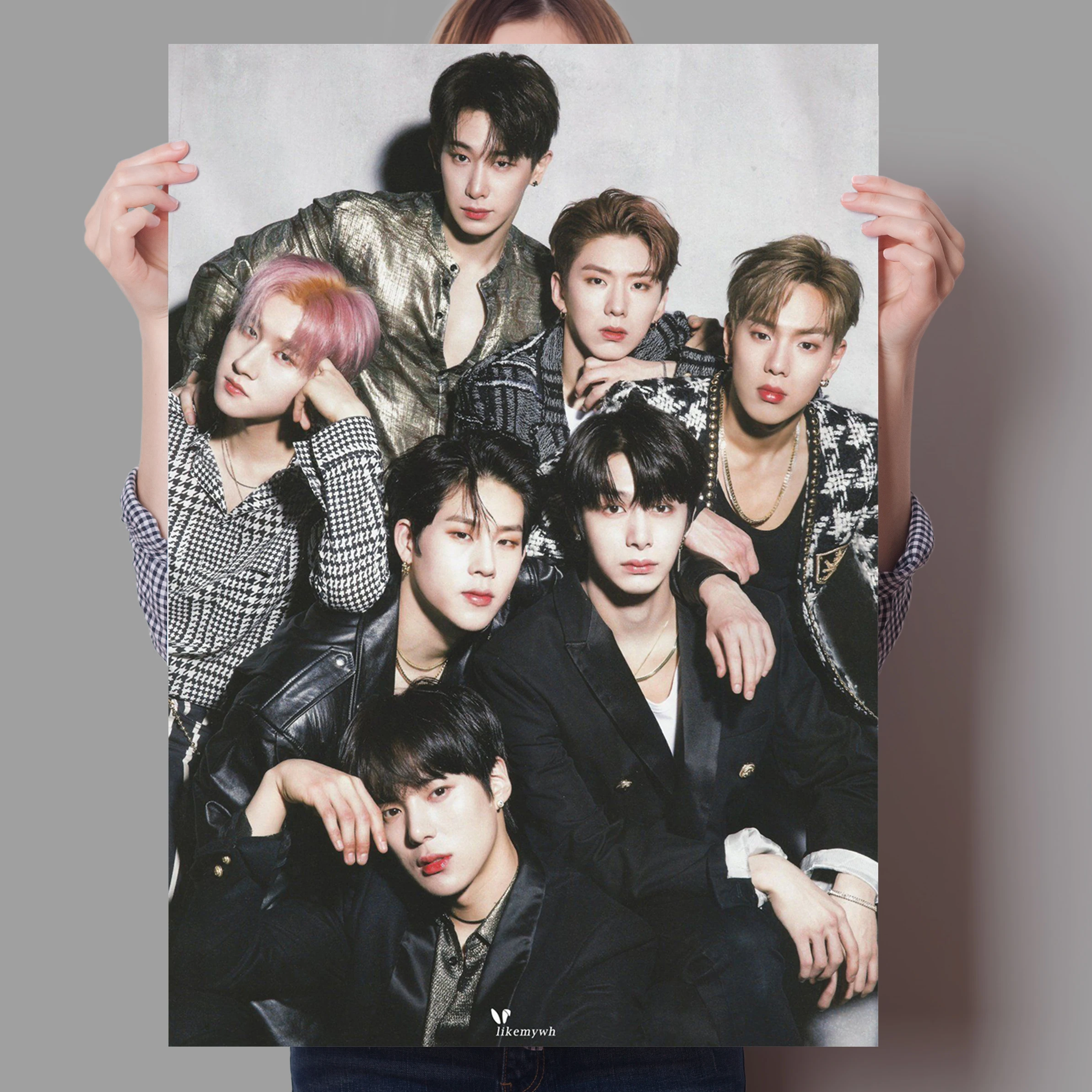 Новинка 2022 г. постеры Kpop Monsta X с музыкальными мотивами группы мальчиков