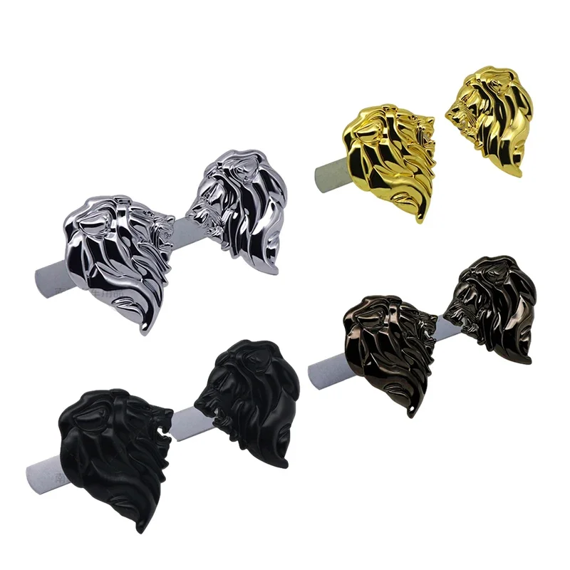 Автомобильная эмблема передней решетки металлический значок с головой льва