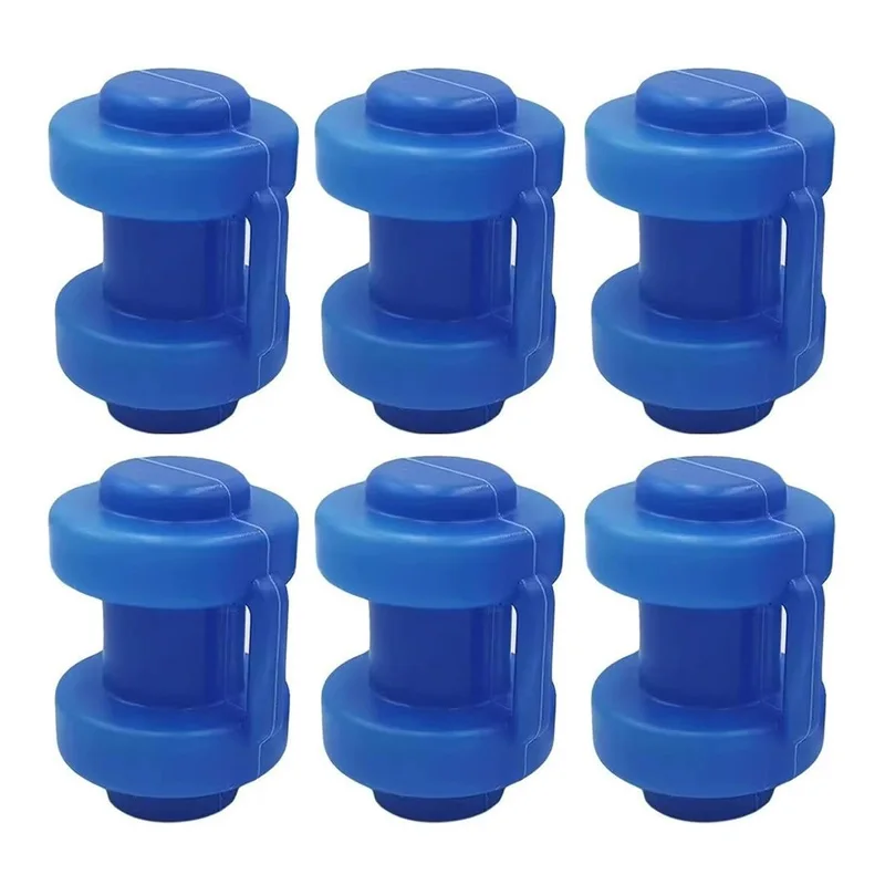 

8pcs Trampoline End Cap Protective Fitness Blue For The Net Poles Waterproof Durable Safety Leisure 25mm Diameter Spare Part