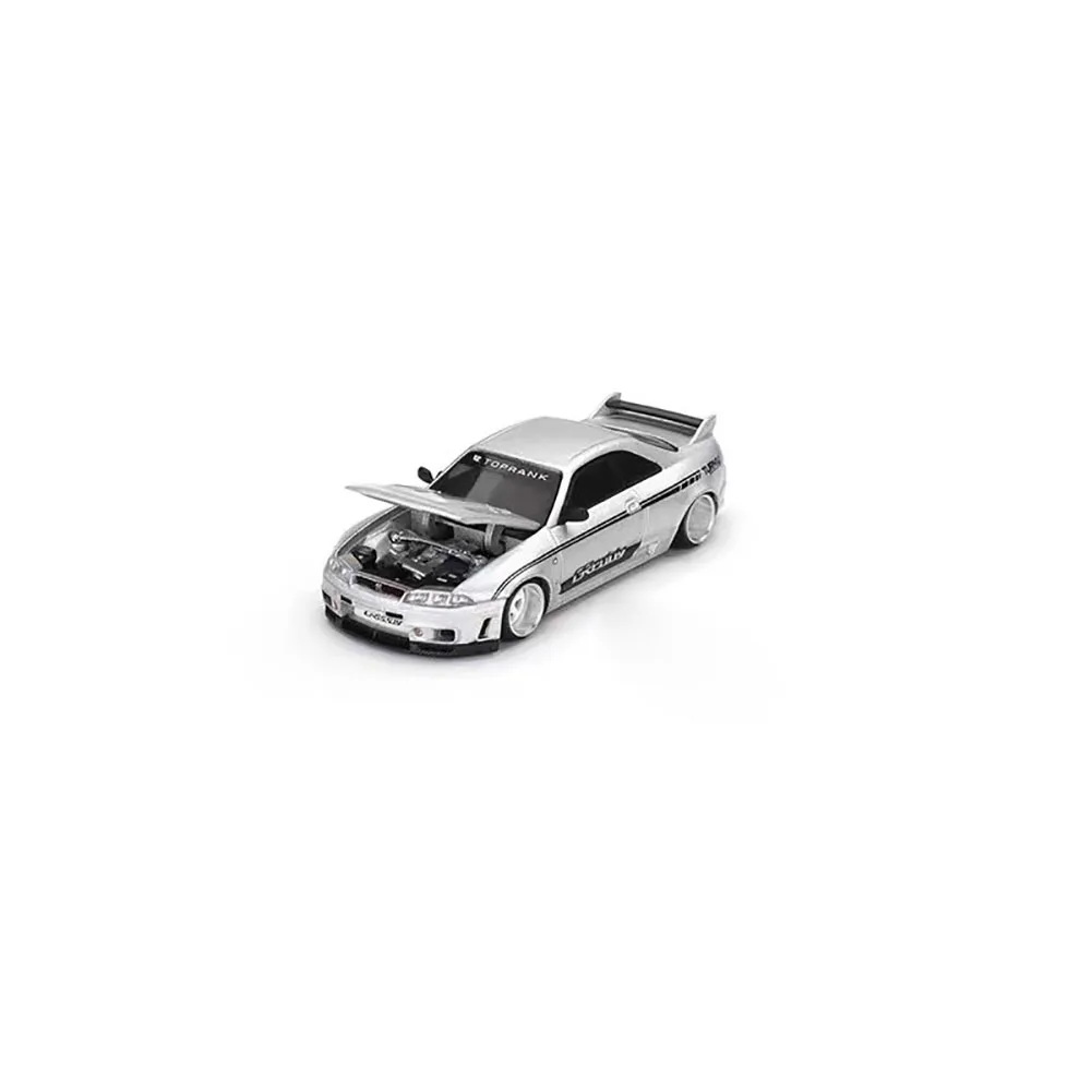 Литая под давлением модель автомобиля Kaido + MINIGT KH GTR (R33) из сплава KHMG097 масштаб 1:64