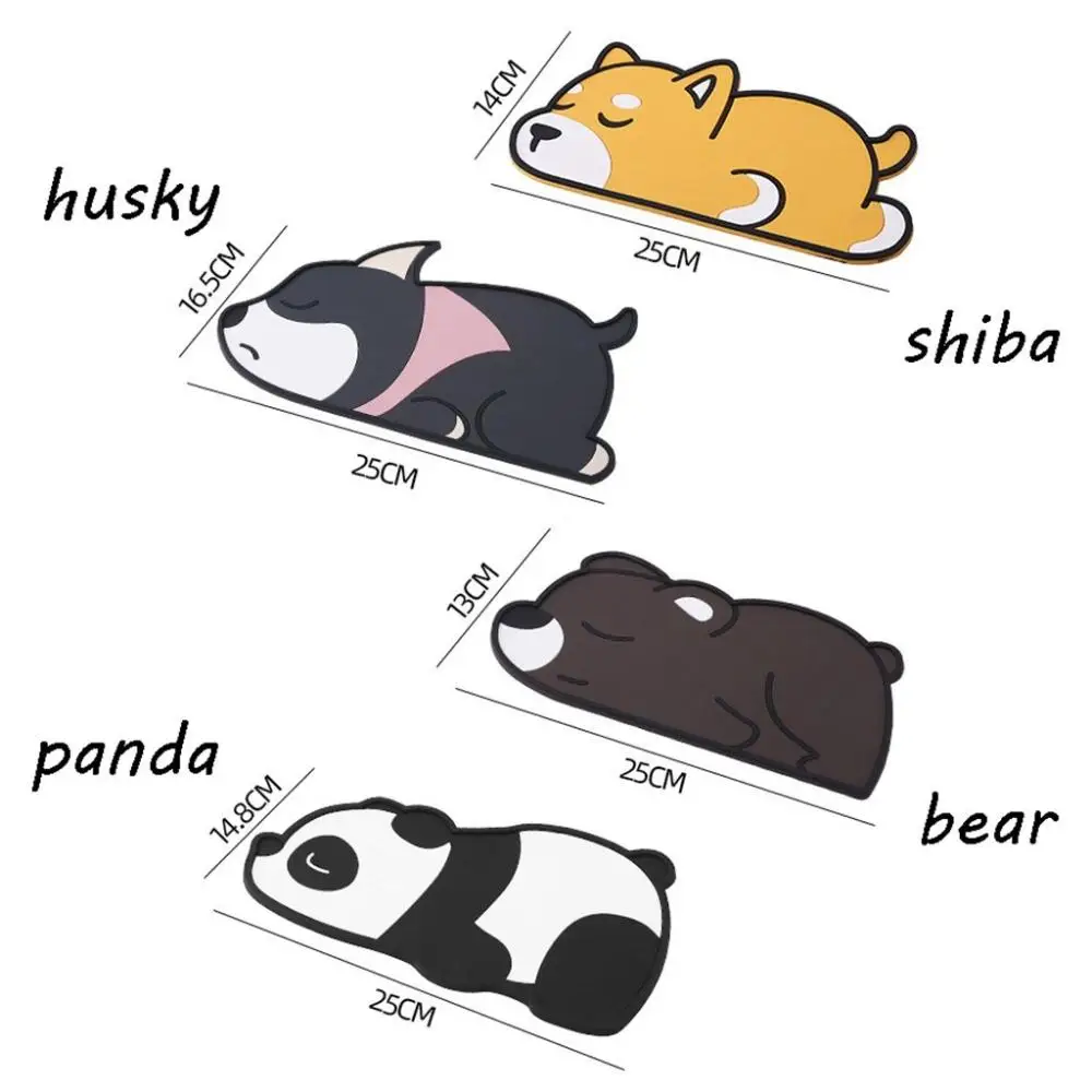 Милый 1 шт. большой материал ПВХ мягкий противоскользящий коврик для ключей