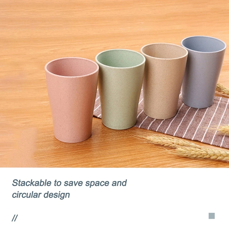 16 Упаковок Стаканчиков для питья из Пшеничной Соломы Для Детей и Взрослых