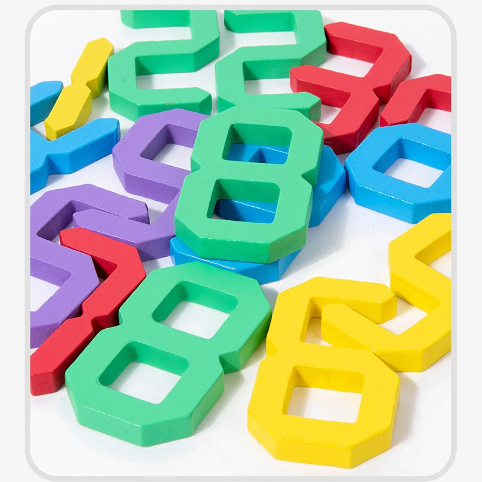 Деревянная детская игра с цифровым дешифрованием забавная мышлением для