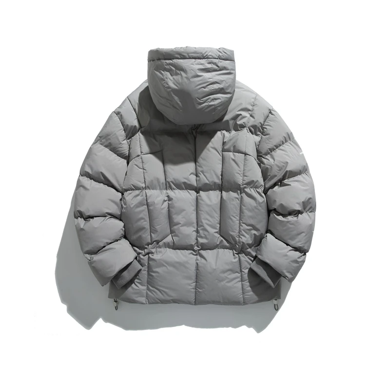 Rainbowtouches Winter Coat Men's Warm Parkas Down Jacket Hooded Men Winter Jackets Windbreaker Puffer Coat Fashion Mens Clothing