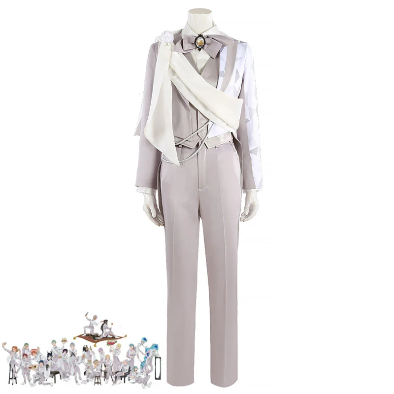 

Game Twisted Wonderland All Members Cosplay Costume Formal Suit Party Outfits Clothing Halloween Carnival Uniforms Custom Made