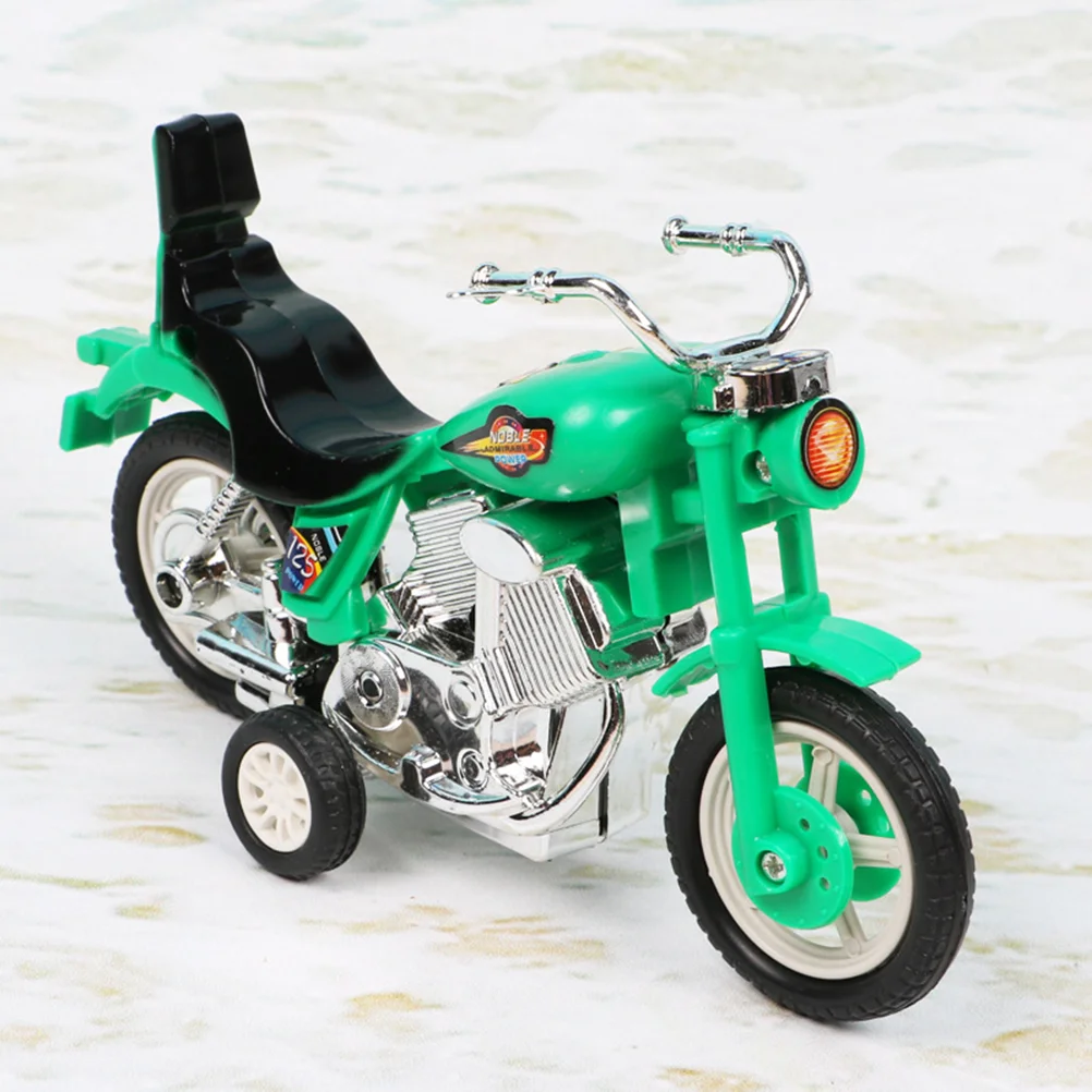 

4 Pcs Early Educational Toy Friction Powered Toys Kidcraft Playset Airplane Models Motorcycle Child motorbike