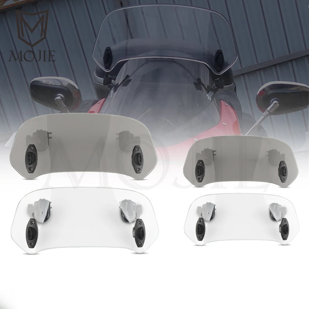 

Motorcycle Windshield Extension Spoiler Windscreen Air Deflector For YAMAHA Super Tenere YZF1000R Thunderace XTZ 660 1200 750