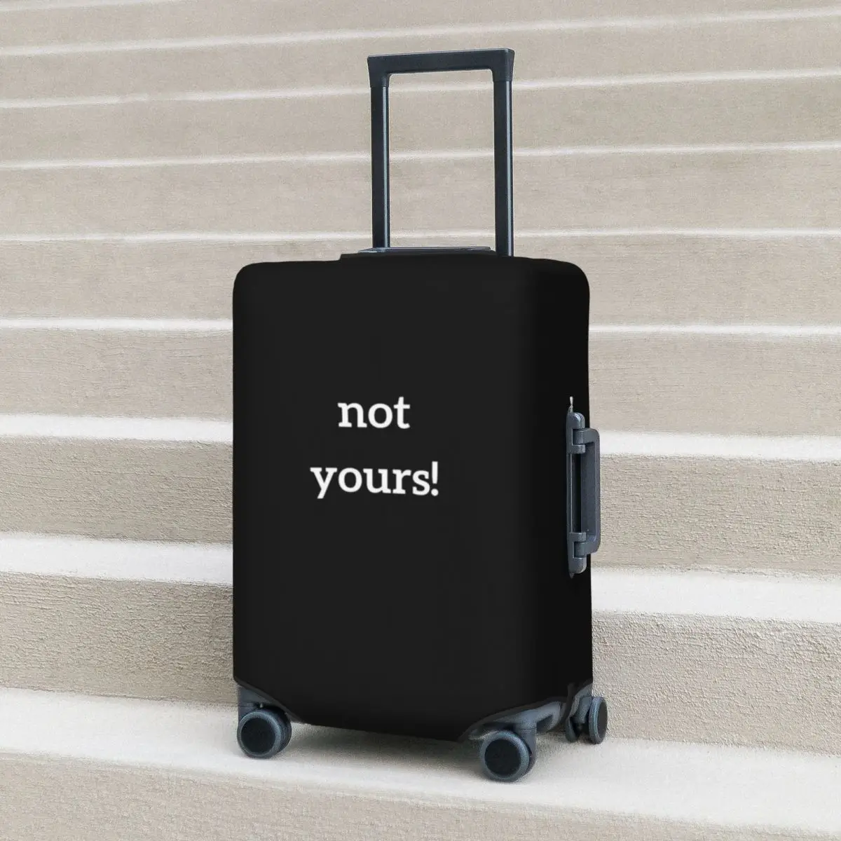 

Чехол для чемодана с забавными надписями для путешествий