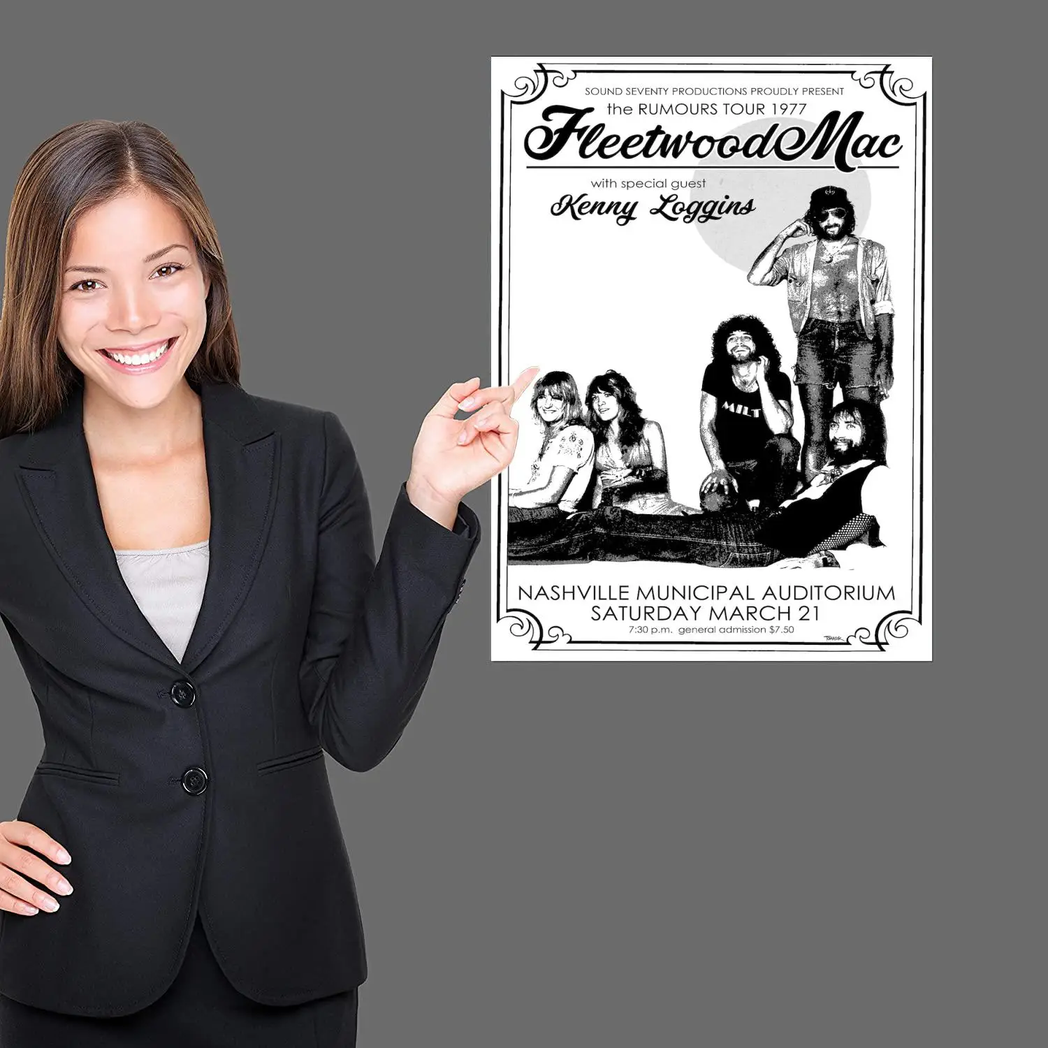 Художественный плакат Fleetwood mac