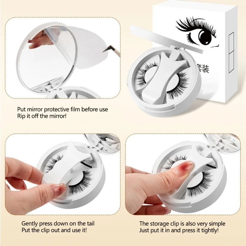 Магнитные ресницы натуральный вид магнитные набор двойных ресниц густые