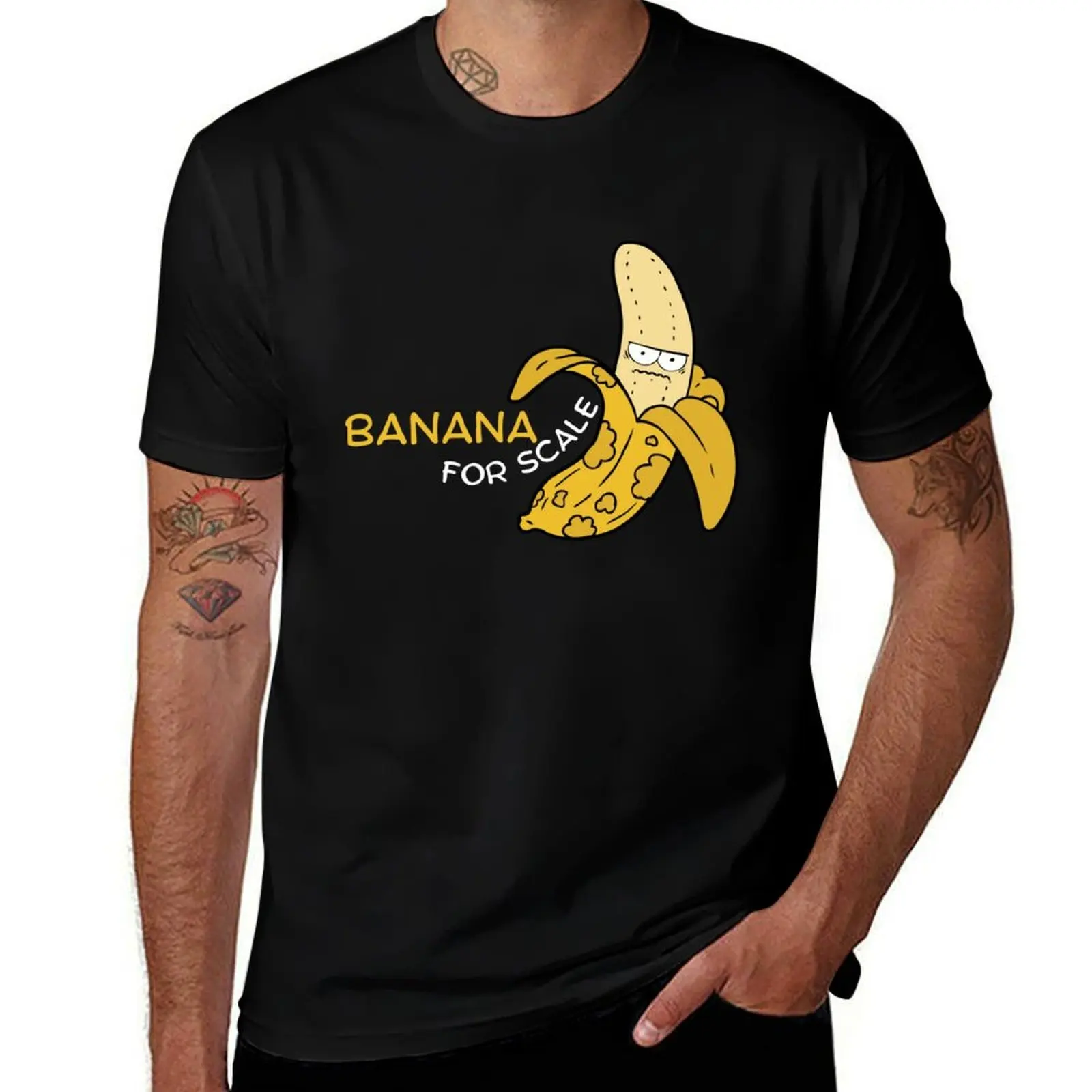 Фото Футболка Banana For Scale, простая рабочая футболка №1