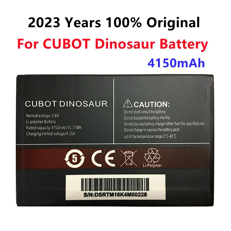 

Аккумулятор CUBOT Dinosaur 4150 мАч, 100% Новый оригинальный запасной аккумулятор для сотового телефона CUBOT Dinosaur