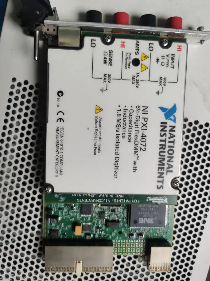 Оригинальные и оригинальные американские часы NI PXI-4072 FlexDMM LCR мультиметр