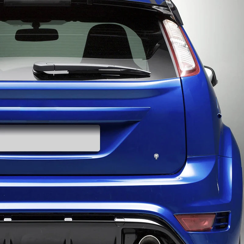 Значок с черепом из цинкового сплава наклейка в стиле ретро для кузова мотоцикла