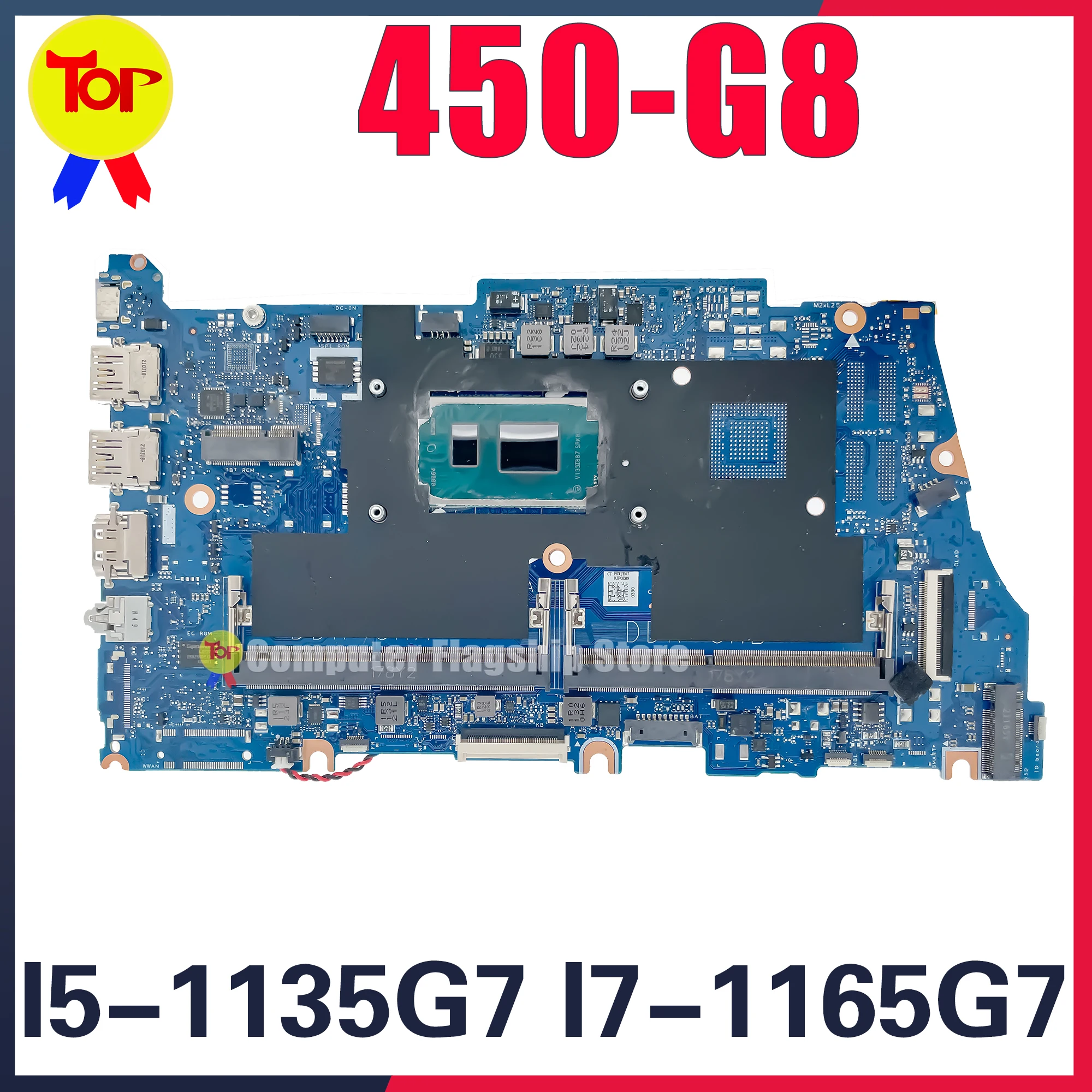 

KEFU DAX8QAMB8D0 Laptop Motherboard For HP ProBook 450 G8 Mainboard I5-1135G7 I7-1165G7