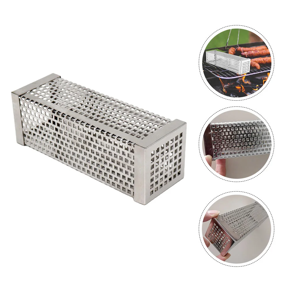 

Tube Pellet Smoker Barbecue Bbq Box Generator Wood Grills Grill Stainlesssquare Coldmesh Tools Portable Side Steel Fire Porkmaze