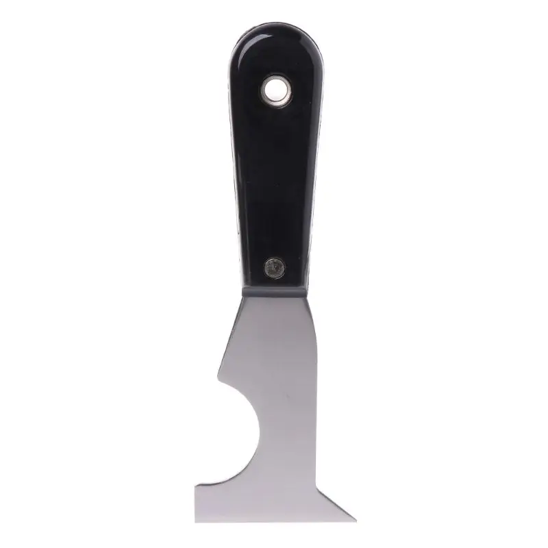 

Y1UD Putty Knife Scraper 5 in 1 tools Caulk Removal Tool Spackle Knife Paint Remover Painters Tool Paint Can Opener for Wood