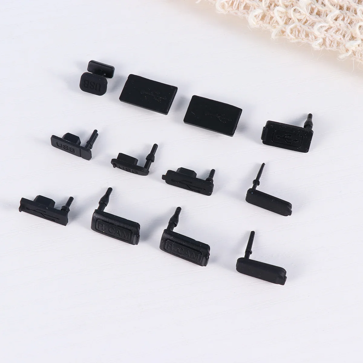 

10pcs Dust Plug Charging Port Dust Plug Dust Port Covers headphone Jack Port