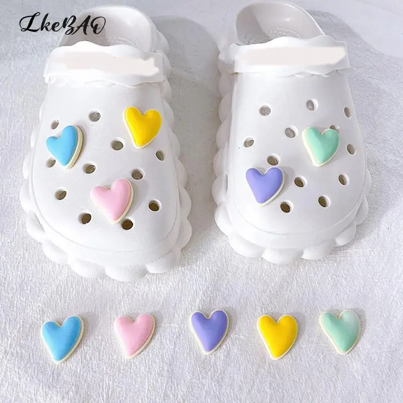 

1Pcs Shoe Charms Removable DIY Heart Shoe Flower Shoe Decoration Accessories Children'sFestival Gifts