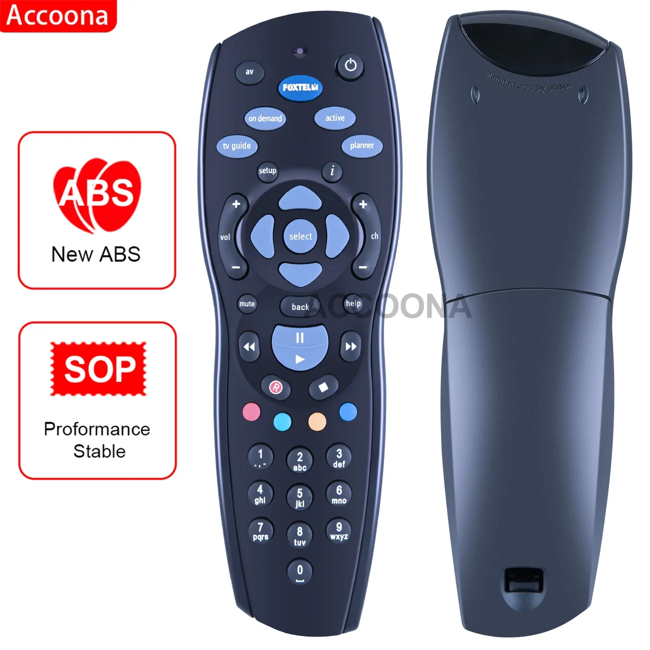 

ACCOONA New Original Remote Control for Foxtel TV Box IQ1 IQ2 IQ3 IQ4 HD MyStar MyStar2 PAYTV